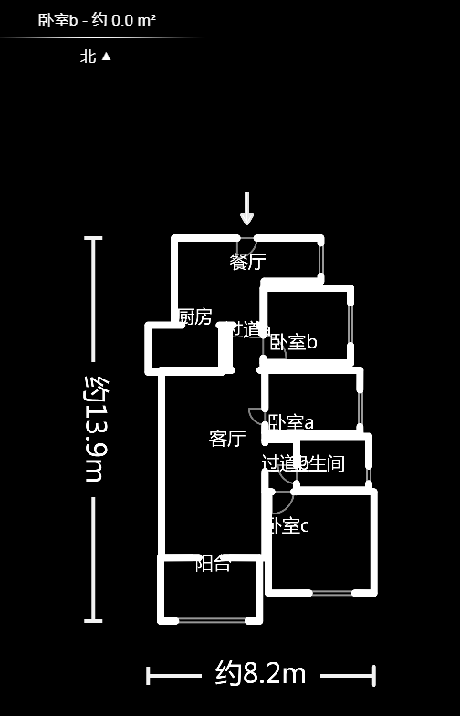 佳兆业水岸新都  3室2厅1卫   65.00万户型图