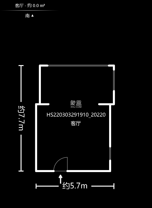 明昇壹城（明昇时代广场）三期  2室1厅1卫   59.50万户型图