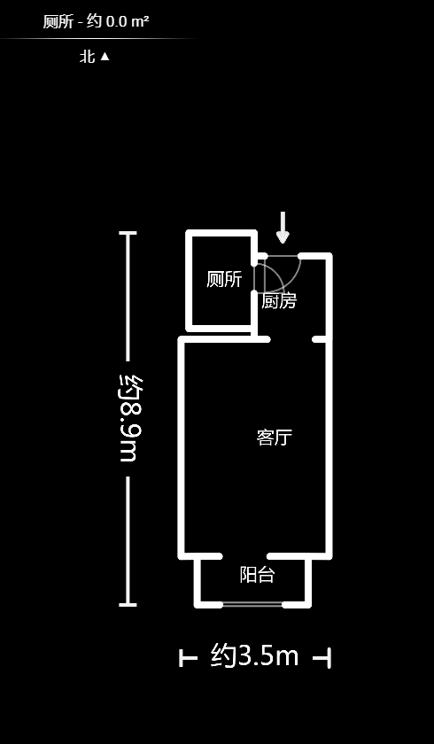 恒万西溪里  1室1厅1卫    36.0万户型图