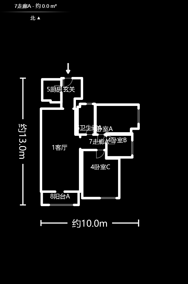 海洋半岛（月珑湾）  3室2厅2卫    117.87万户型图