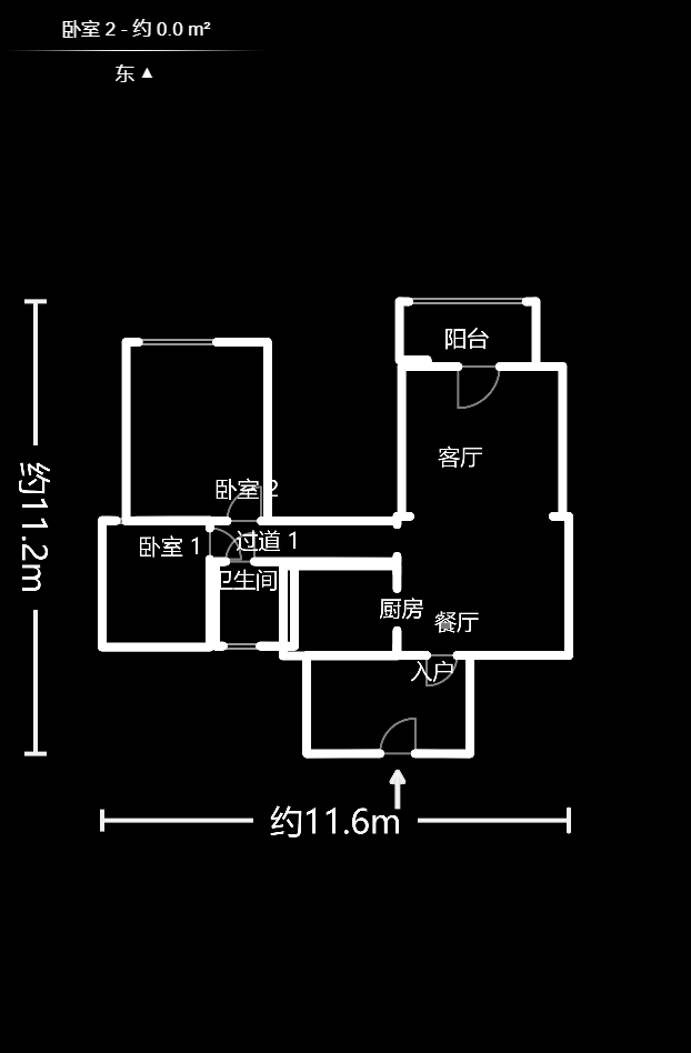 湘江世纪城达江苑  3室1厅1卫    131.88万户型图