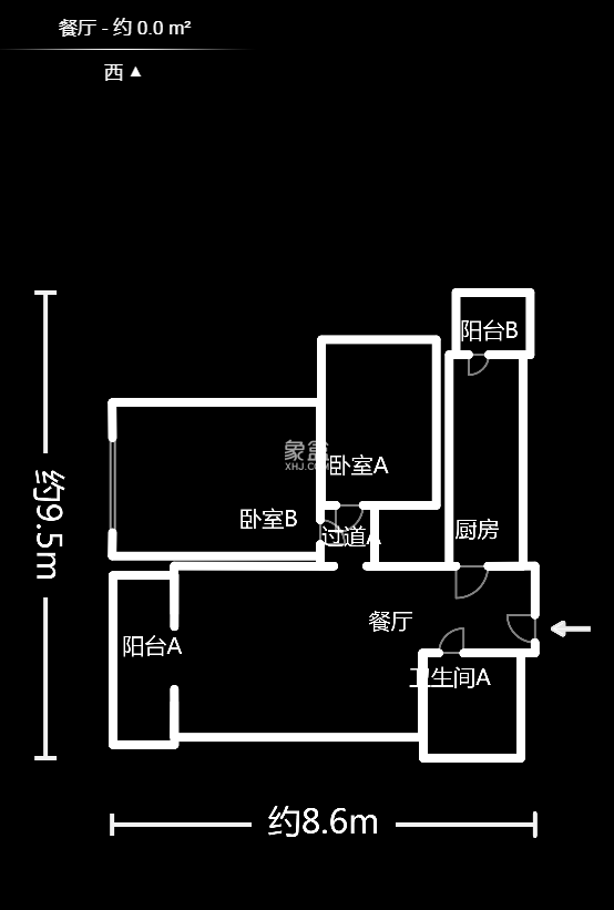 夏威夷碧水春城（碧桂園城市花園）  2室2廳1衛(wèi)   86.00萬