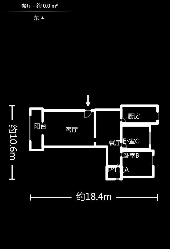 富绿新村 3室2厅2卫 2000.0元/月 富绿新村 3室2厅2卫 2000.0元/月户型图