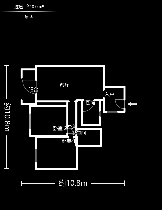 湘江世紀(jì)城鴻江苑  2室2廳1衛(wèi)    95.0萬戶型圖