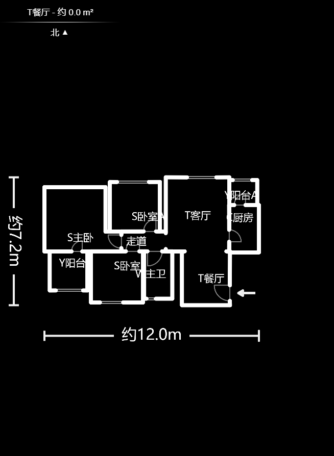 藍(lán)光幸福滿庭  3室2廳1衛(wèi)    97.0萬戶型圖