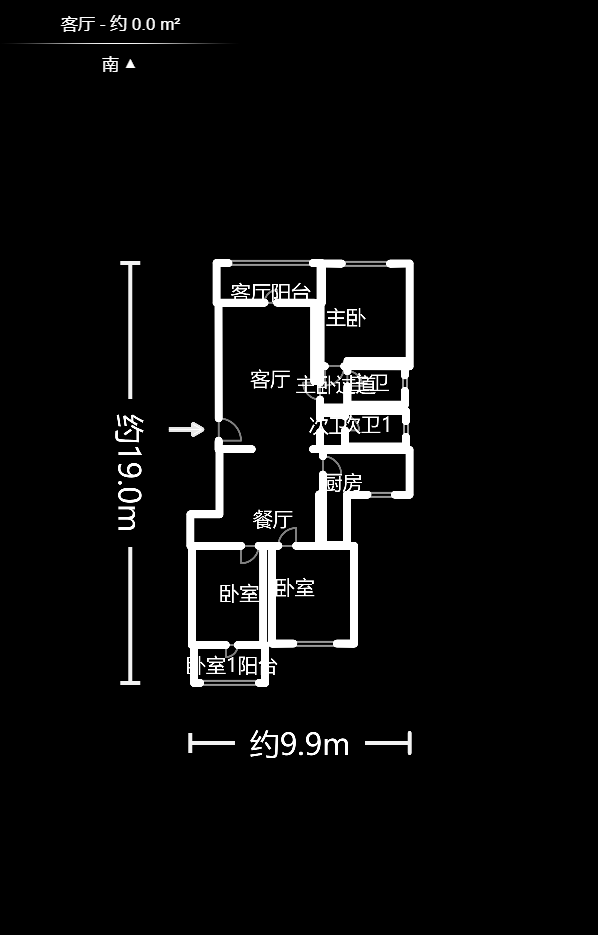 富雅花园  3室2厅2卫    145.0万户型图