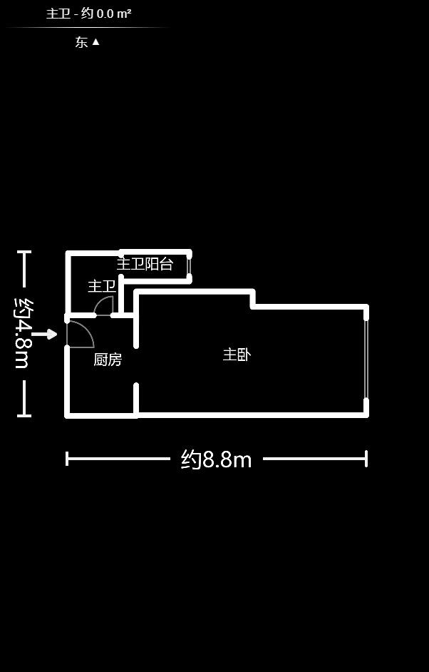 鑫远湘府逸园  1室1厅1卫   40.00万户型图