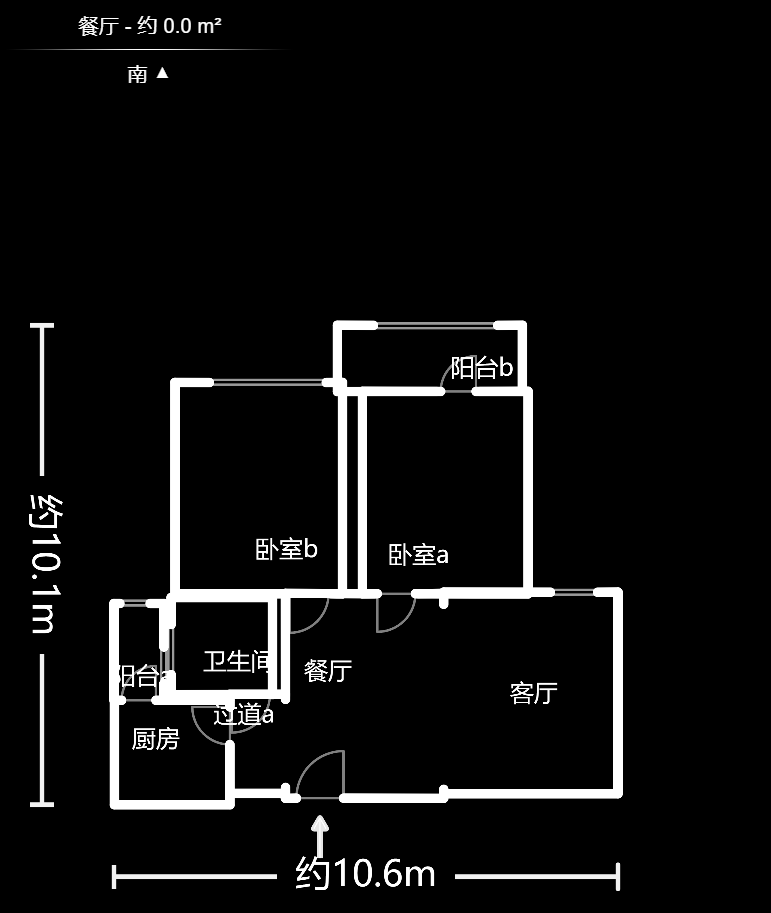 德庆水韵山城 2室2厅1卫 68.0万 德庆水韵山城 2室2厅1卫 68.0万户型图