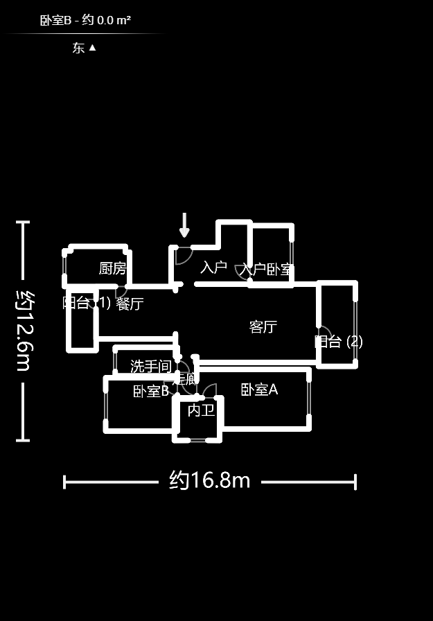 星城世家  4室2厅2卫   326.00万户型图