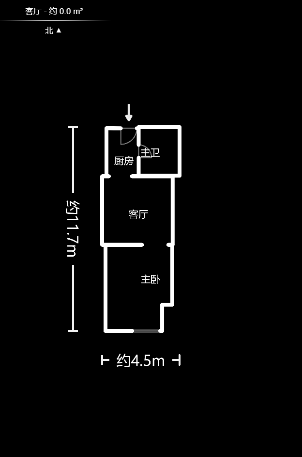 湘江银座 1室1厅1厨1卫 49.80万