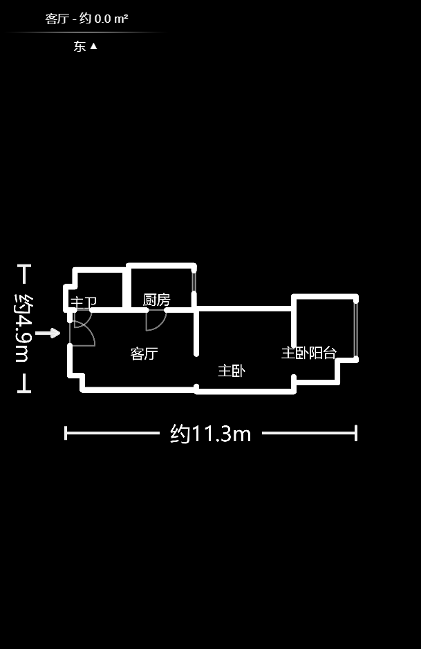 长永佳苑  1室1厅1卫   25.90万户型图