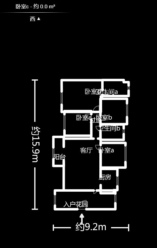 幸福庄园  4室2厅2卫    105.0万户型图