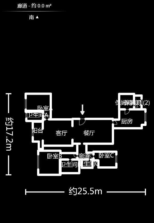 华远隆玺  4室2厅3卫   699.00万户型图