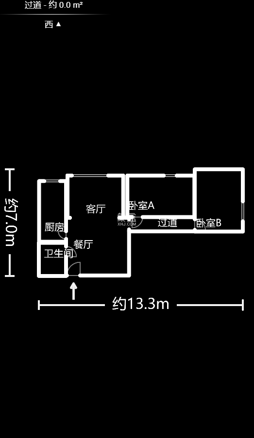 瑞都華庭（華庭美苑）  2室2廳1衛(wèi)   77.00萬