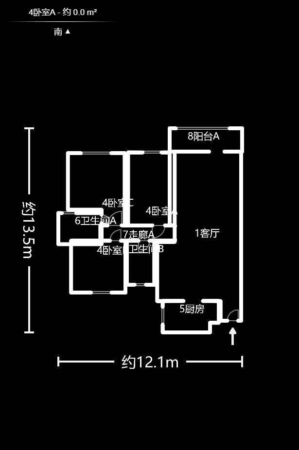威尔士春天  3室2厅2卫   138.50万户型图