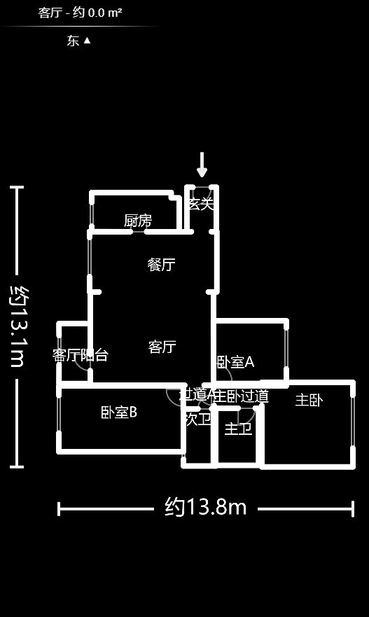 广泰锦苑  3室2厅2卫    140.0万户型图