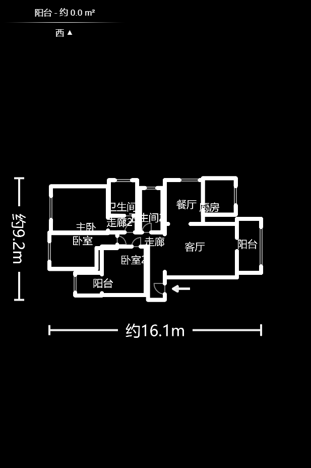 紫东苑（星沙）  3室2厅2卫    78.57万户型图