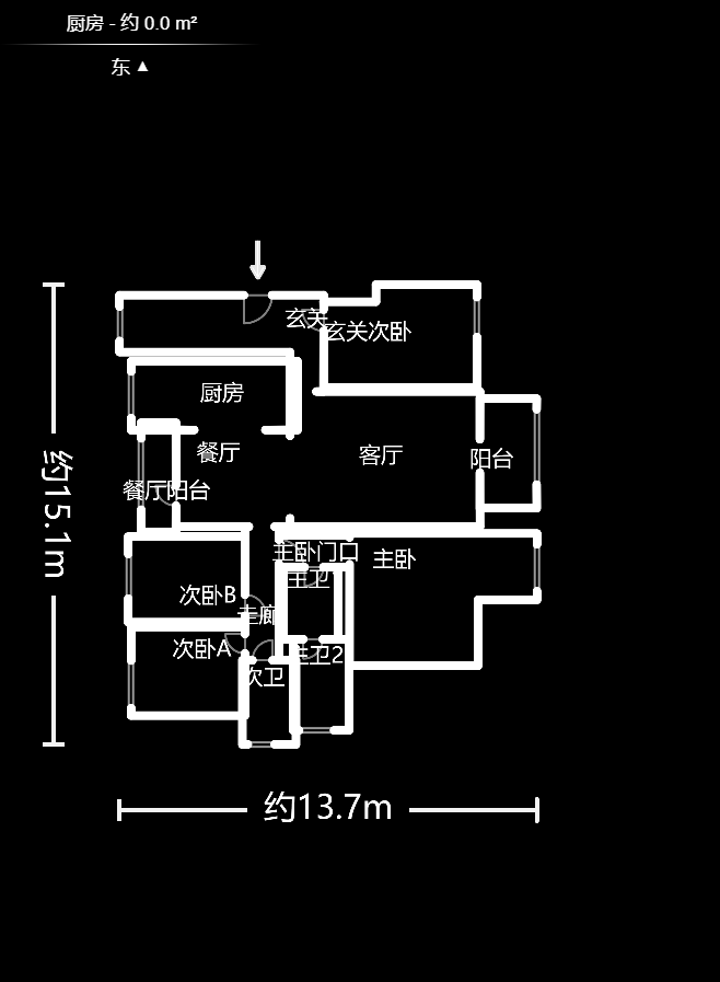 深业睿城 5室2厅2卫 290.0万 深业睿城 5室2厅2卫 290.0万户型图
