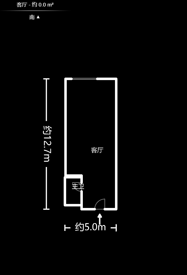 星大峰汇商务楼（星隆国际广场/星大花园）  1室1厅1卫    42.0万户型图