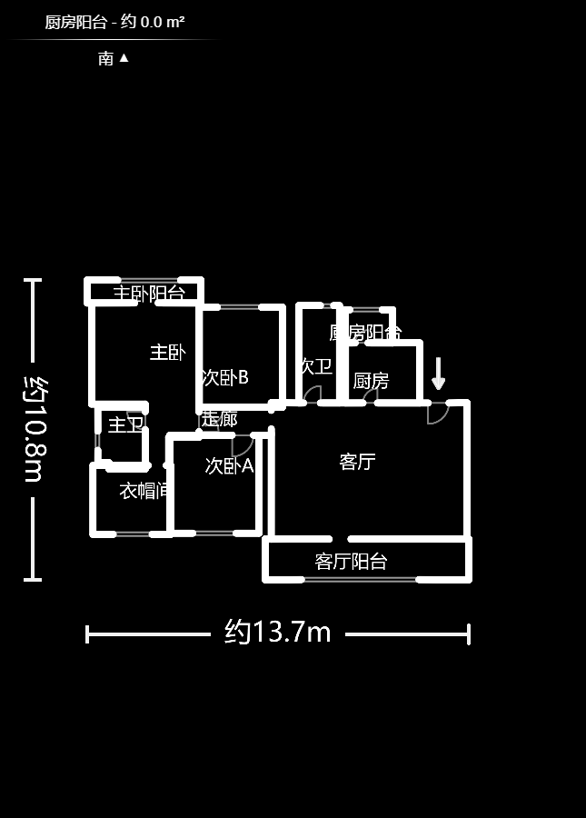 中建芙蓉嘉苑  4室2厅1卫    158.0万户型图