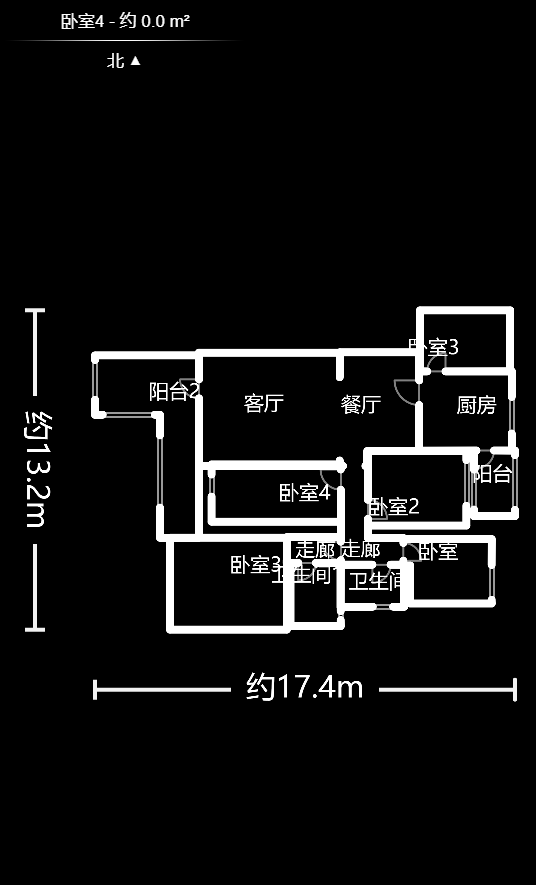 东业早安星城  5室2厅2卫    137.19万户型图