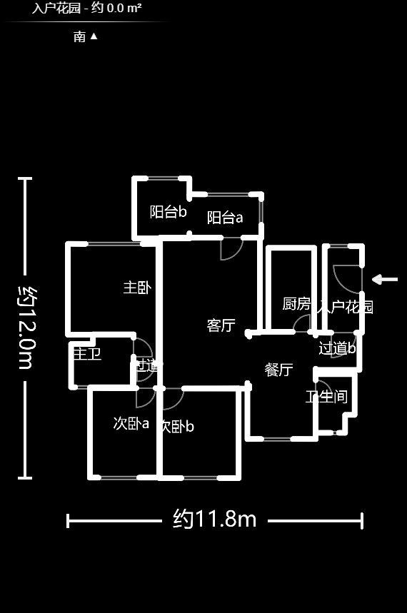 时代倾城一期  3室2厅1卫   105.70万户型图