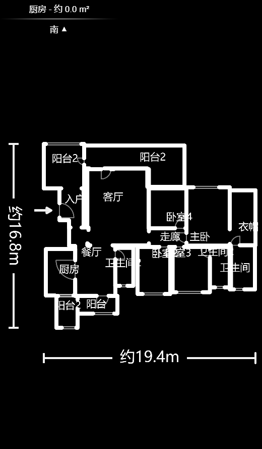 盛隆佳园  4室2厅1卫    230.0万户型图