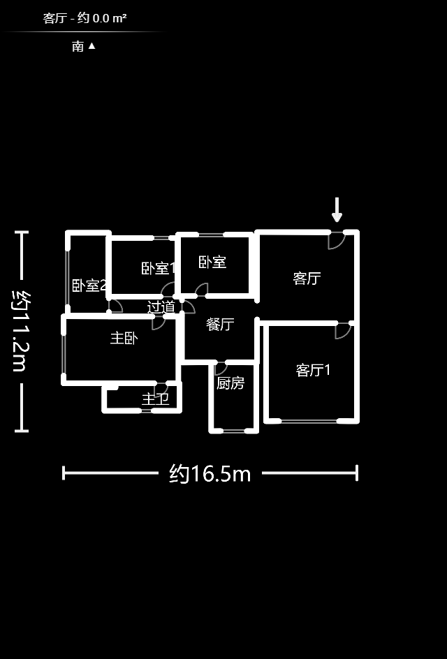 凤凰大厦  4室2厅1卫    141.5万户型图