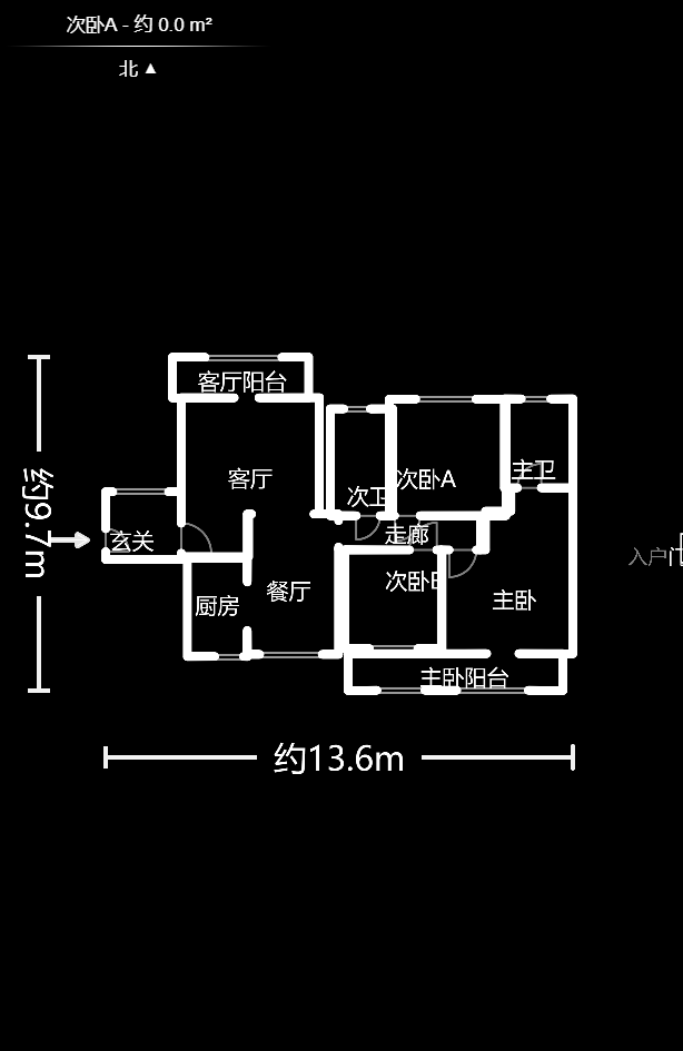 中建芙蓉嘉苑  3室2厅1卫    147.9万户型图
