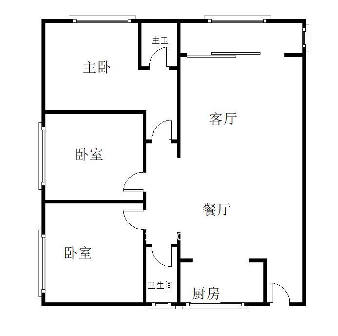 尚格名城花好悦园4期  4室2厅2卫   61.80万客厅