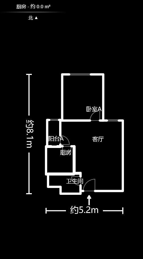 德思勤城市广场（宝格丽公寓）  1室1厅1卫    49.0万户型图