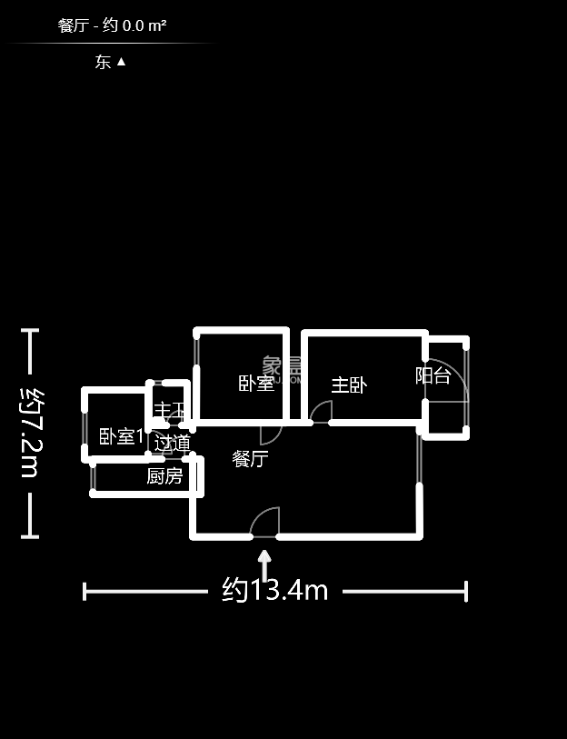 星典时代  3室2厅1卫   82.00万户型图