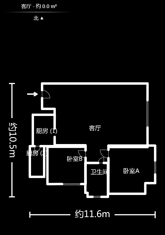 钱隆樽品(一、二、三期)  2室1厅0卫   62.80万户型图