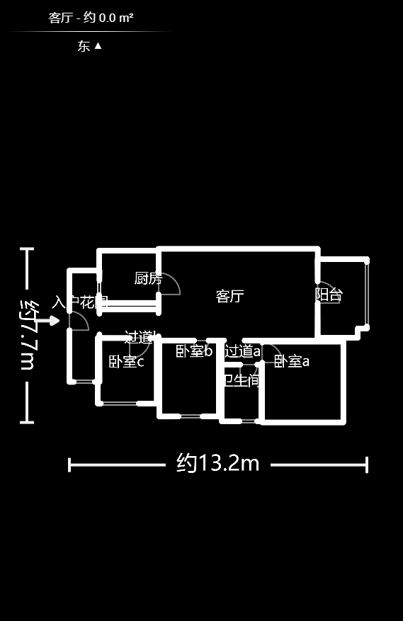 佳兆业水岸新都  3室2厅1卫   62.00万户型图