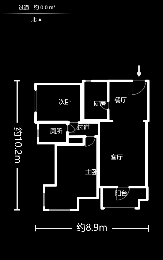 西點公園里  2室2廳1衛(wèi)    128.0萬戶型圖