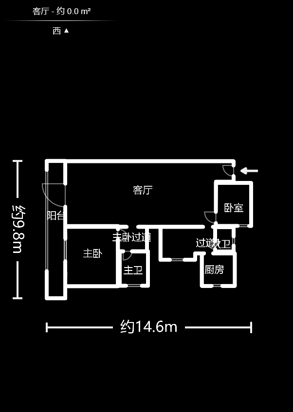 万顺家园  3室2厅2卫    126.0万户型图