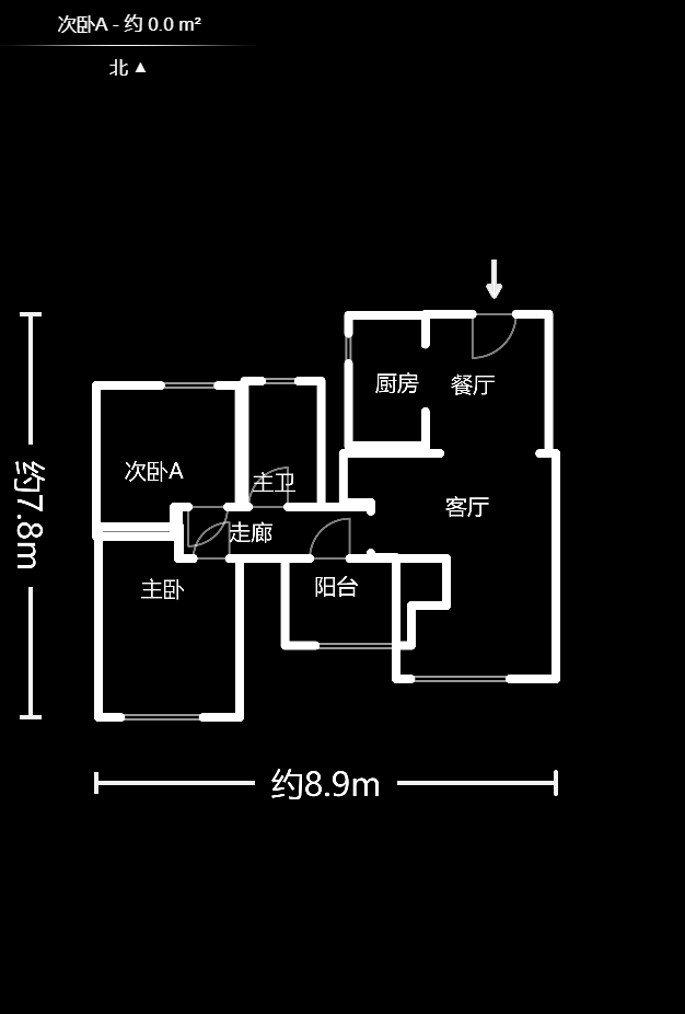 MOMA当代广场  3室2厅1卫    58.0万 MOMA当代广场  3室2厅1卫    58.0万户型图