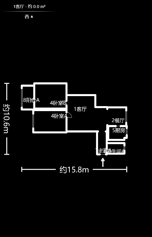 洪山家园  2室2厅1卫   85.00万户型图