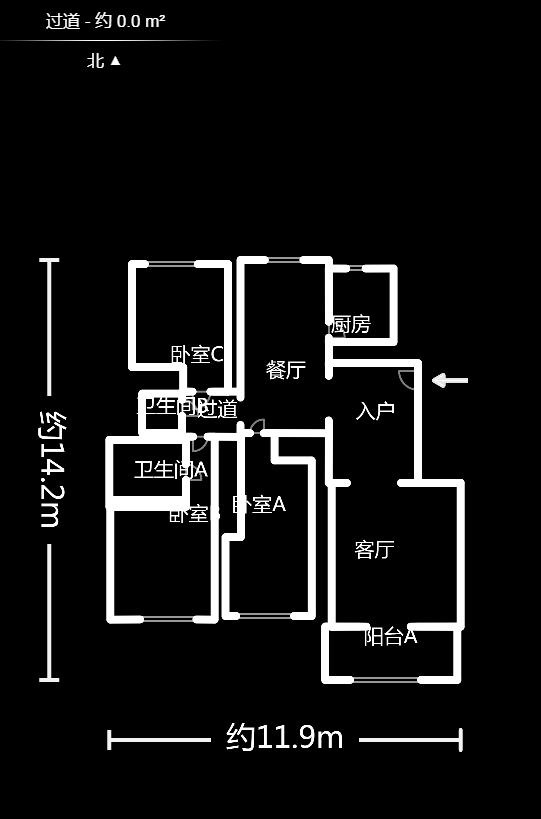 天一康園(湖南電力科技園)  3室2廳2衛(wèi)    295.0萬(wàn)戶型圖