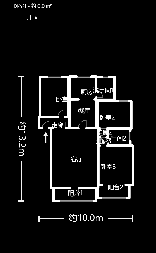 湘樟园小区（湘樟家园）  3室2厅2卫    51.5万户型图
