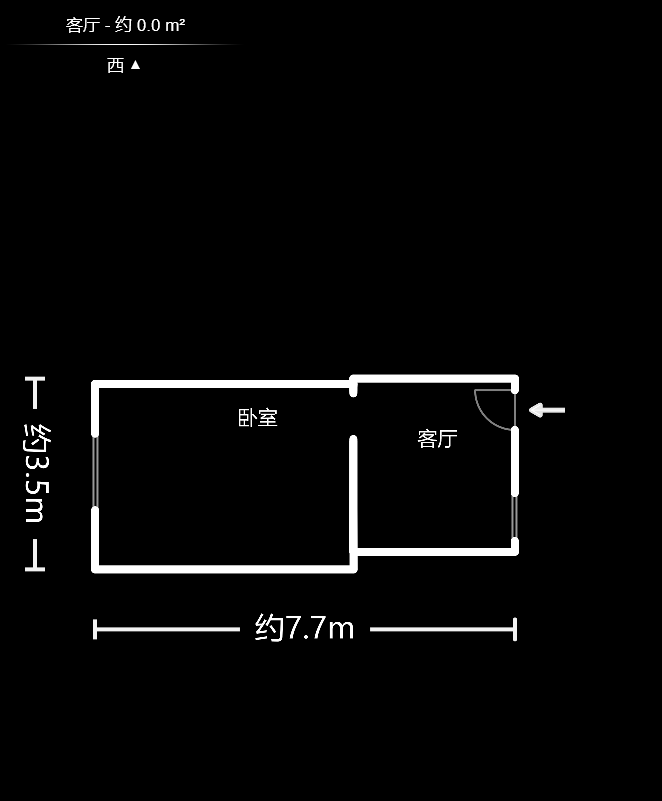金科园  1室1厅1卫    28.0万户型图