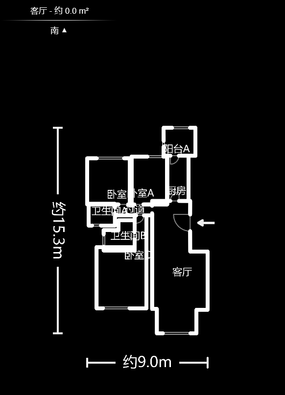 君临青园花都  3室2厅1卫   109.00万户型图