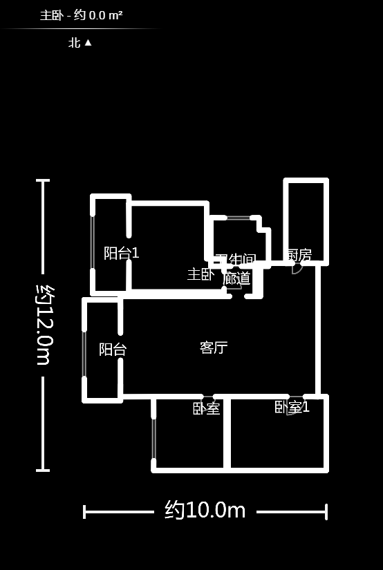 中建麓山和苑  3室2厅1卫   92.80万户型图