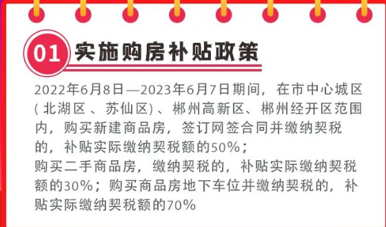 6月8日郴州市10条促进房地产市场良性循环和平稳健康发展的措施