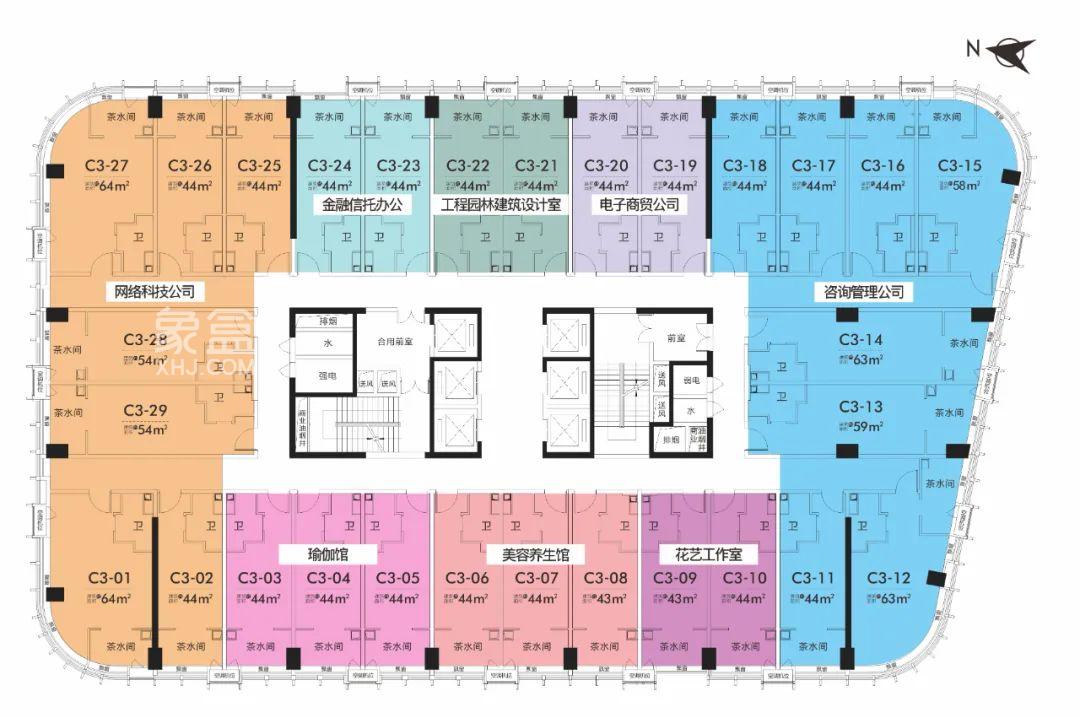 复地滨江金融中心建面43-64㎡loft公寓，五大赋能定义居办新主场