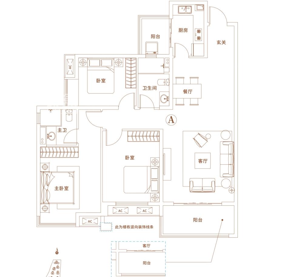 北辰中央公园户型图