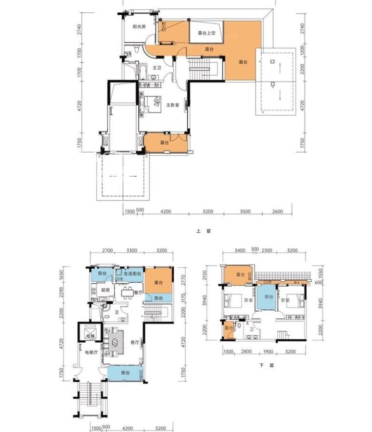 橘郡礼顿山户型图