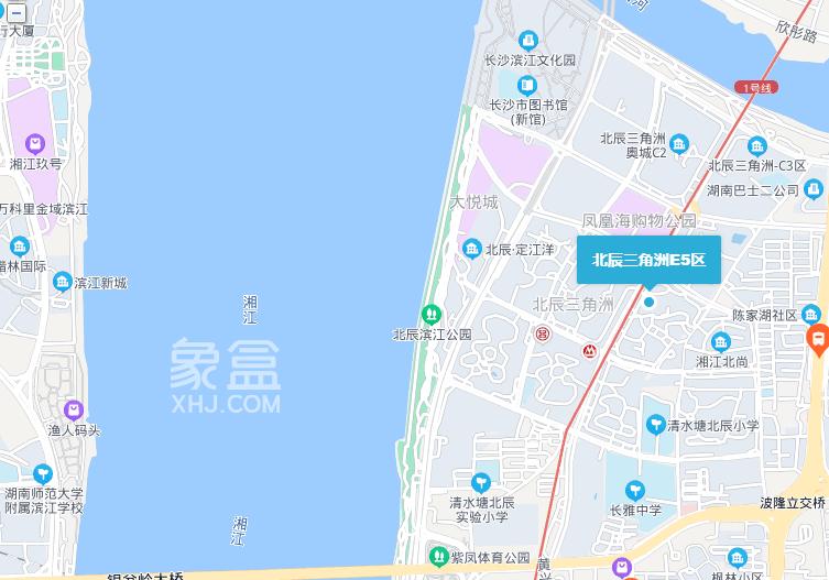 长沙开福区租房推荐：北辰三角洲E5区，一线景观加地铁品质租房小区