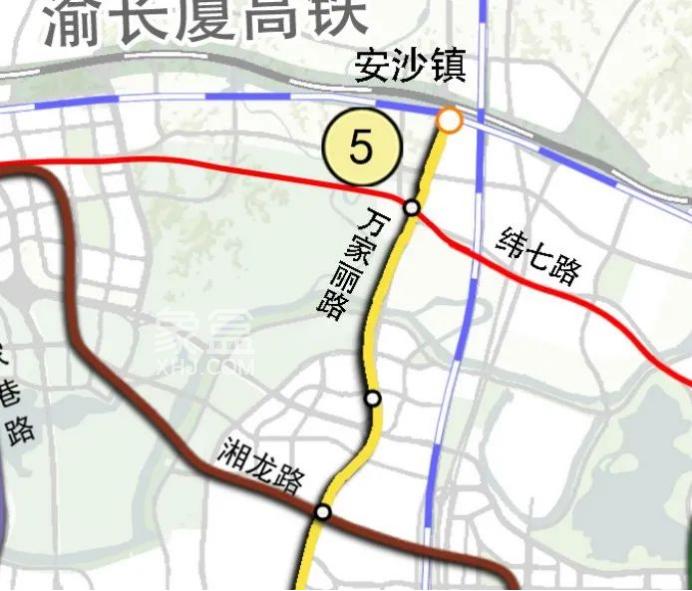 長沙地鐵5號線北延終於有進展了設站兩座將到安沙鎮