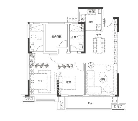 城发恒伟西宸之光户型图